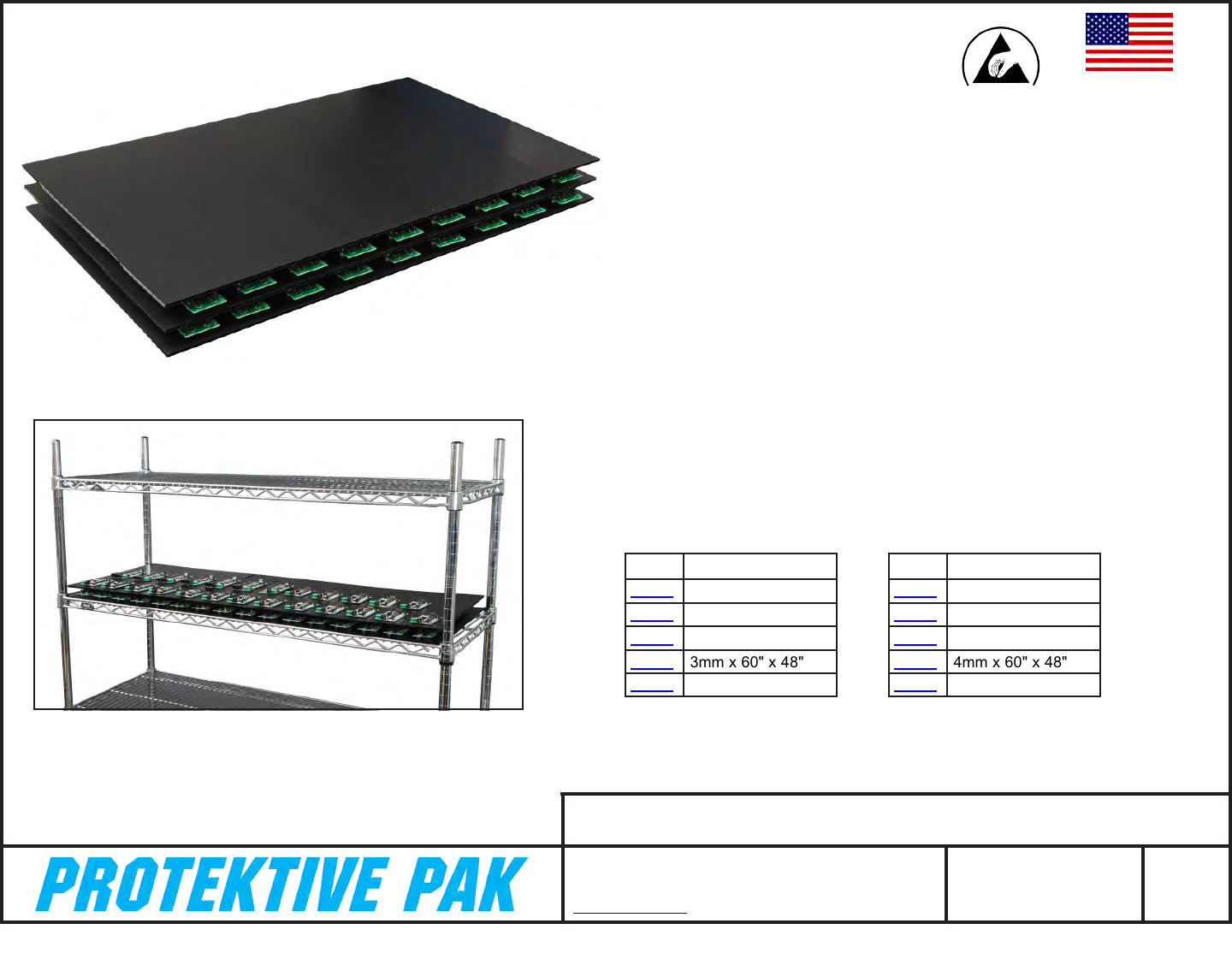 Plastek™ Conductive Fluted Sheet Datasheet by Protektive Pak DigiKey Electronics