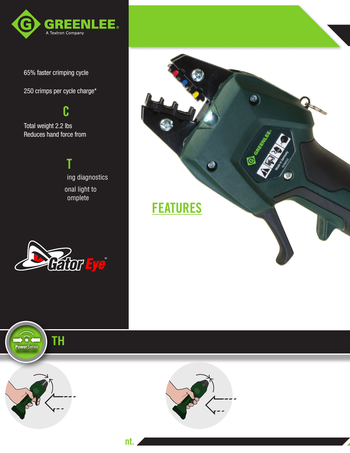 EK50ML120(138) Data Sheet Datasheet by Greenlee Communications