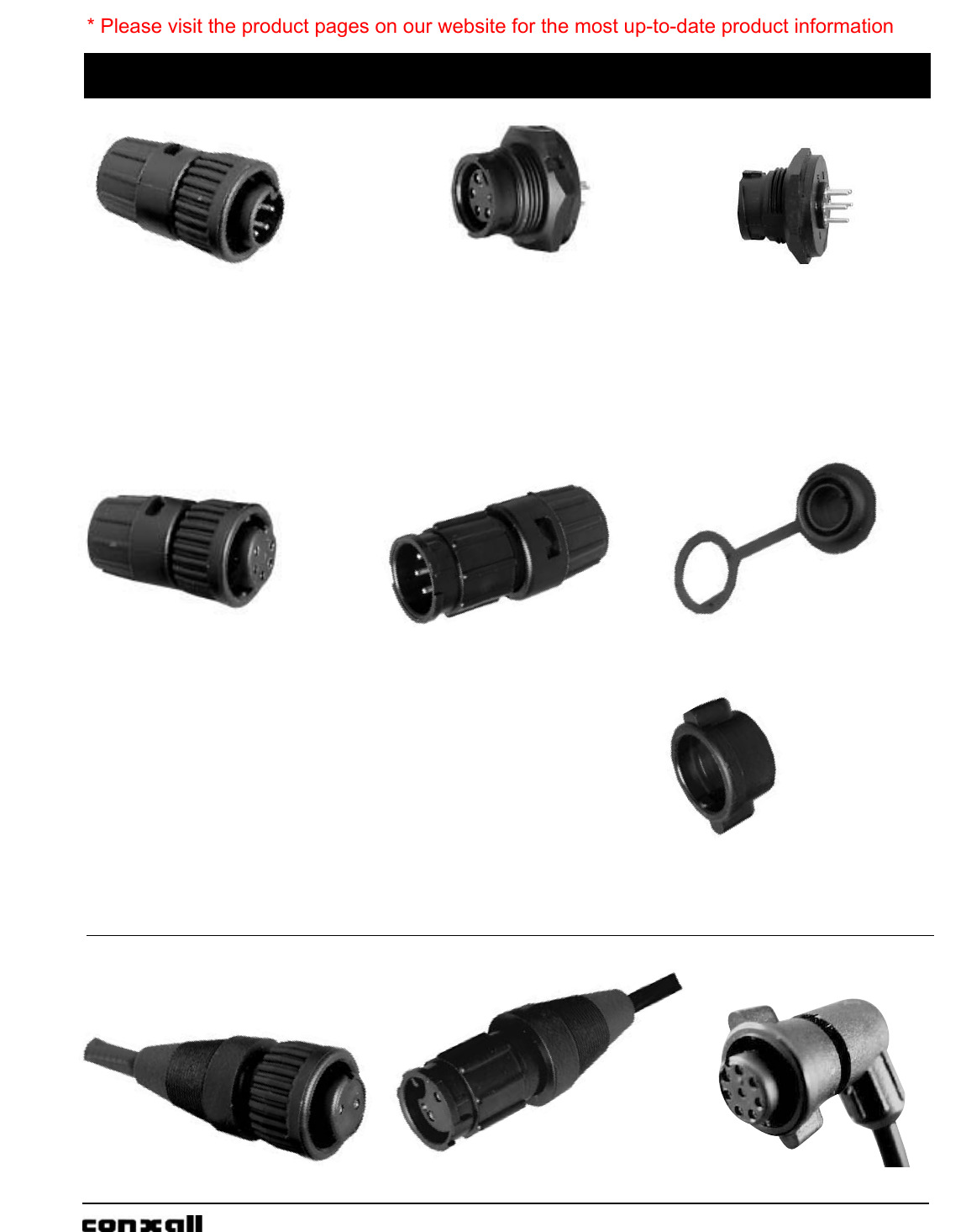 Cable Assemblies/Connector Catalog Datasheet by Conxall/Switchcraft