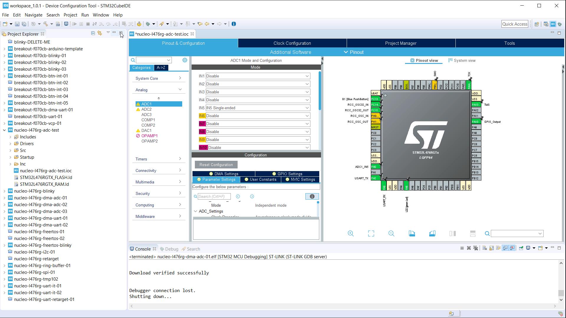 Getting Started with STM32 - Working with ADC and DMA